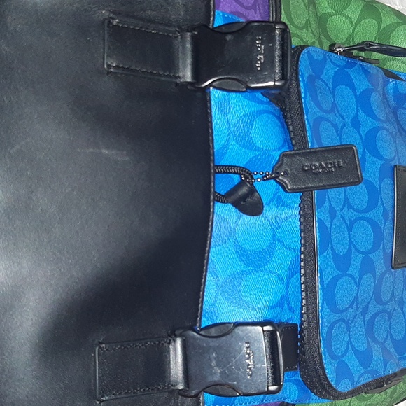 Coach Track Backpack in Signature Colorblock #C9837 - Picture 13 of 15